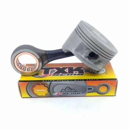 Imagem de Kit Pistão Xt 225 Kmp Premium Com Biela Txk Pino 16mm Para Cg 150