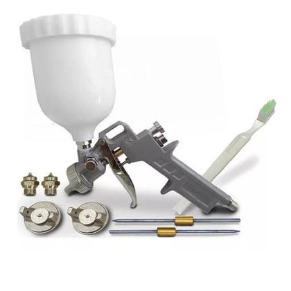 Imagem de Kit pistola de pintura hvlp prof + 3 bicos