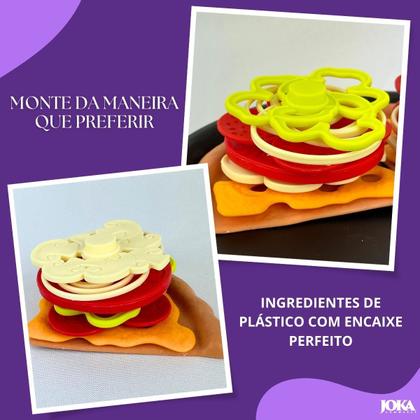 Imagem de Kit Pizza para montar e criar sua Comida Perfeita Brincando