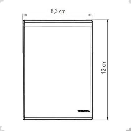 Imagem de Kit Placa 4x2+ 2 Interruptores Simples 10A/250V Branco