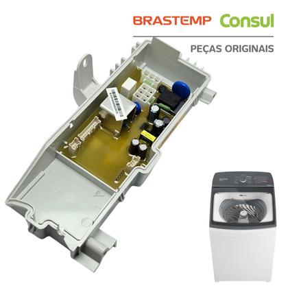 Imagem de Kit placa de potência e interface lavadora brastemp 220v bwh/bwn15a 