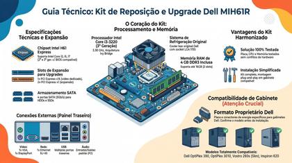Imagem de Kit Placa Mãe Hp Prodesk Ms-7a02 400g3 Sff I5-6500 Ver 1.0 Verde-escuro
