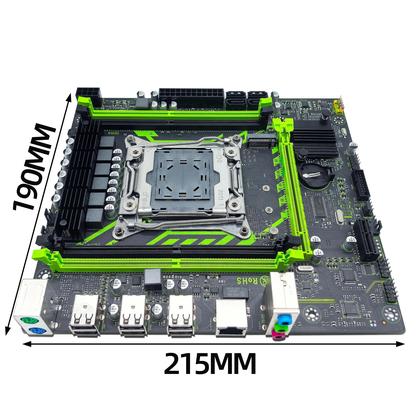 Imagem de Kit Placa-Mãe X99-8D4 com CPU LGA2011-3 Xeon E5 2650 V4 - 16GB DDR4 2133MHz RAM - NVMe M.2 SATA