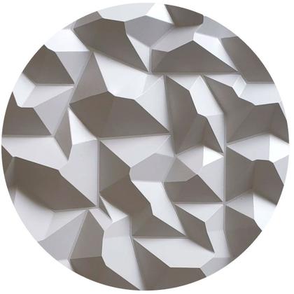 Imagem de Kit Placas 3D Painel Decorativo 30 Peças Diamante Alpes Revestimento PVC Auto Relevo 50x50
