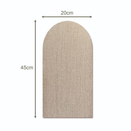 Imagem de Kit Placas Adesiva Cabeceira Nuvem 45x20 Oferta Para Cama Solteiro Box Queen King