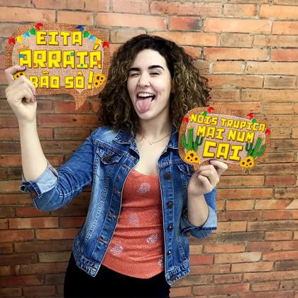 Imagem de Kit Placas Divertidas Para Festa Junina Julina Arraiá