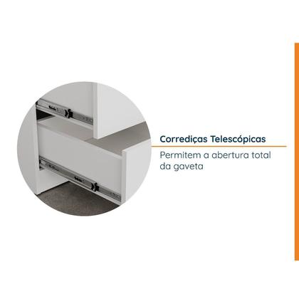 Imagem de Kit Planejado Gaveteiro 42cm Hera CabeCasa MadeiraOriginals Branco/Algodão