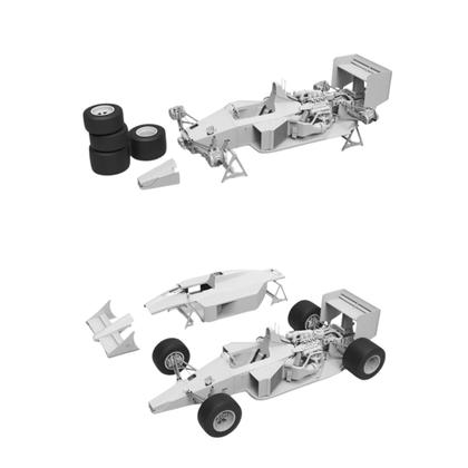 Imagem de Kit Plástico F-1 McLaren MP4/4 Honda Ayrton Senna 1988 1/12 Meng RS-004