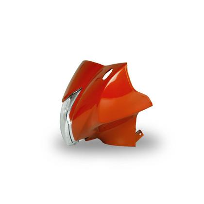 Imagem de Kit Plástico Farol Com Carenagem Completa Bloco Óptico Resistente Frente Moto Honda Biz 125 2018