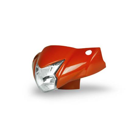 Imagem de Kit Plástico Farol Com Carenagem Completa Bloco Óptico Resistente Frente Moto Honda Biz 125 2018