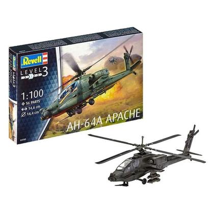 Imagem de Kit Plástico Helicóptero Ah-64A Apache 1/100 Revell 4985