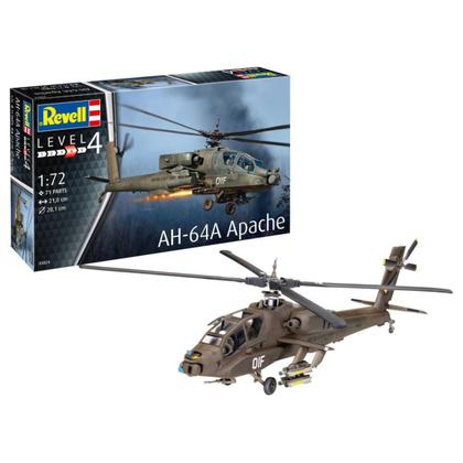 Imagem de Kit Plástico Model Set AH-64A Apache 1/72 Revell 63824