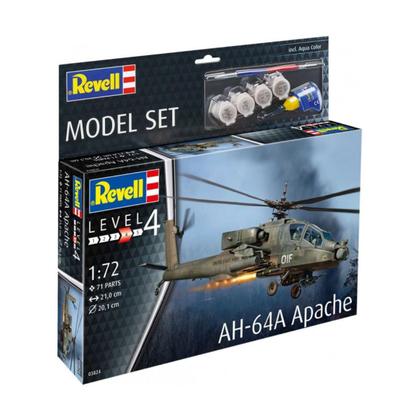 Imagem de Kit Plástico Model Set AH-64A Apache 1/72 Revell 63824