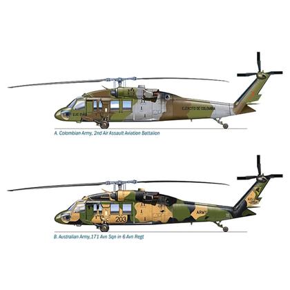 Imagem de Kit Plástico Uh-60 Black Hawk Night Raid 1/72 Italeri 1328S
