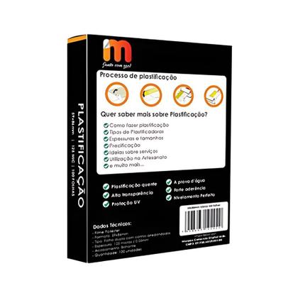 Imagem de Kit Plastificação Polaseal Crachá 59x86x0,05mm 800 uni