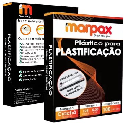 Imagem de Kit Plastificação Polaseal Crachá 59x86x0,05mm 800 uni