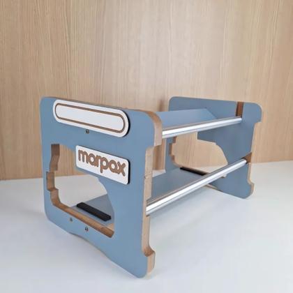 Imagem de Kit Plastificadora A3 + Suporte Bopp Compact Azul + 2 Bopp