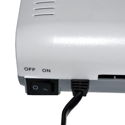 Imagem de Kit Plastificadora Laminadora E Polaseal Rg 0,05 200und 110V