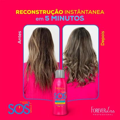 Imagem de Kit Platinum Blond e Sos Reconstrutor 300ml Forever Liss