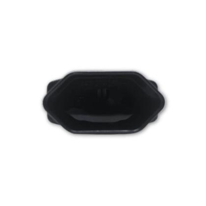 Imagem de Kit Plugue Fêmea 2P+T 20A 250Vca Preto