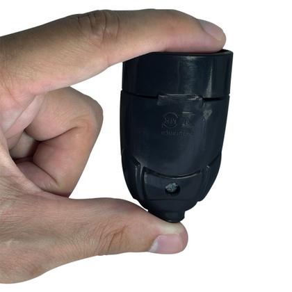 Imagem de Kit Plugue Macho 2p+t 20A + Tomada Fêmea 2p+t 20A Preto
