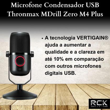 Imagem de Kit Podcast Braço Articulado Thronmax S5 Flex + Microfone Condensador Thronmax M4 Plus