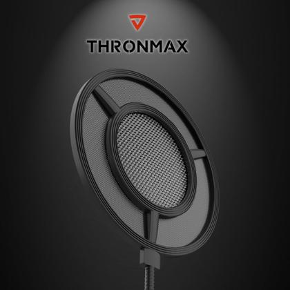 Imagem de Kit Podcast Braço Articulado Thronmax S5 Flex + Microfone Thronmax MDrill Zone