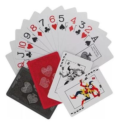 Imagem de Kit Poker Em Lata 100 Fichas + 2 Baralhos De Plástico Truco