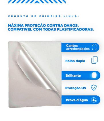 Imagem de Kit Polaseal 250 unidades Plástico para Plastificação0,05