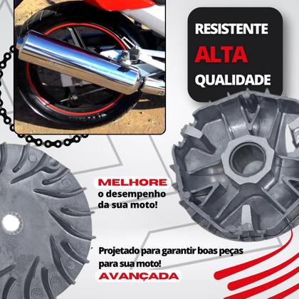 Imagem de Kit Polia Embreagem Primária + Correia Para Yamaha Neo 125