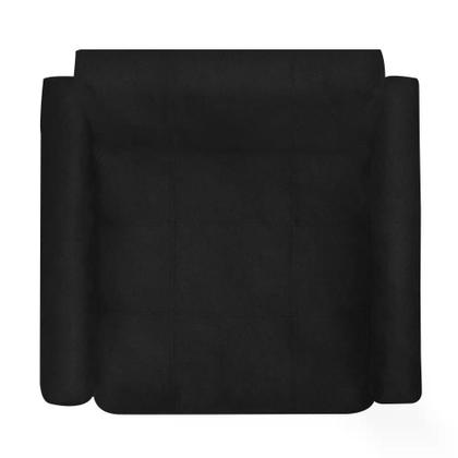 Imagem de Kit Poltrona Decorativa Nina com Puff Opala Preto