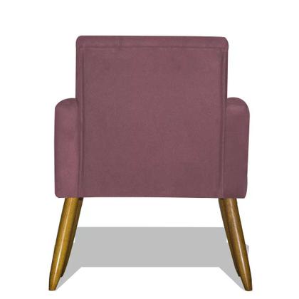 Imagem de Kit Poltrona Decorativa Nina com Puff Opala Preto