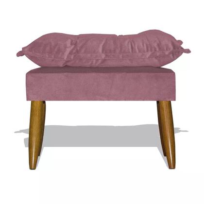 Imagem de Kit Poltrona Decorativa Nina com Puff Opala Preto