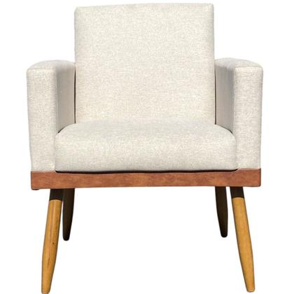 Imagem de Kit Poltrona Decorativa Nina no linho base compose - Dritex