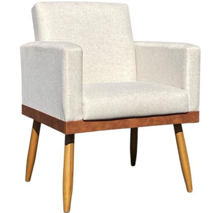 Imagem de Kit Poltrona Decorativa Nina no linho base compose - Dritex