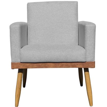 Imagem de Kit Poltrona Decorativa Nina no linho base compose - Dritex