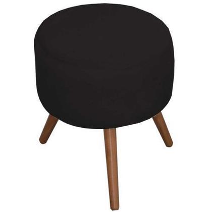 Imagem de Kit poltrona nina + puf preta