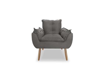 Imagem de kit poltrona opala + puff decorativo para descanso dos pés 