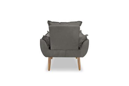 Imagem de kit poltrona opala + puff decorativo para descanso dos pés 