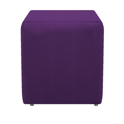 Imagem de kit Poltrona Tilla e Puff Dado Suede Roxo - DAMAFFÊ MÓVEIS