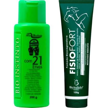 Imagem de Kit Pomada Massageadora Fisiofort + Gel Detonador 100G