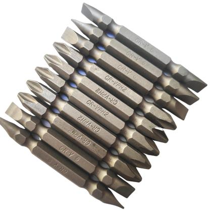 Imagem de Kit Ponteira Parafusadeira Com 10 Bit Ponta Dupla Magnético