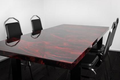 Imagem de Kit Porcelanato Líquido Metálico Vermelho Carbono / Preto Profundo AG por M²