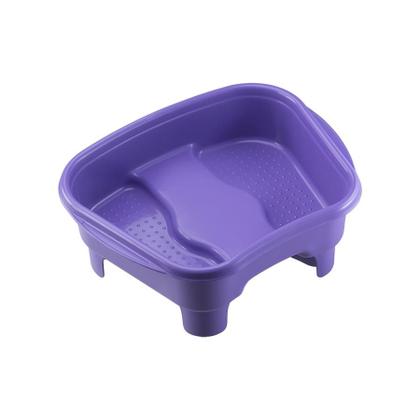 Imagem de Kit Porta Acetona/Algodão Tigela Mão Bacia Pés Pedestal Pedicure Manicure Salão Beleza Relax Dompel