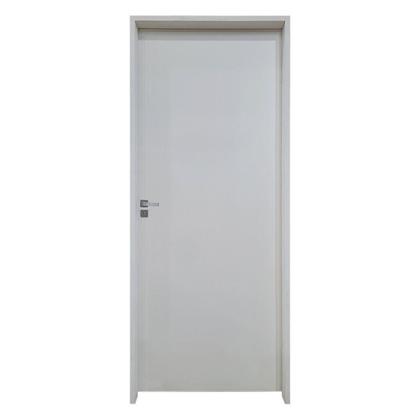 Imagem de Kit Porta de Madeira 210x82cm Batente 16cm Lisa Primer Uniportas