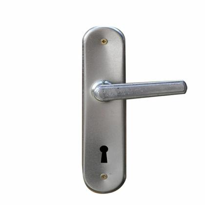 Imagem de Kit Porta Lisa de Madeira Mescla 60 X 2.10 Batente Ecológico 11cm Fechadura Comum Lado Direito - Hale