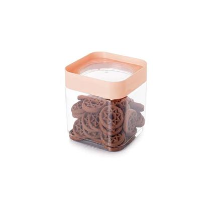 Imagem de Kit Porta Mantimentos Com 3 Peças Tampa De Rosca Empilhavel