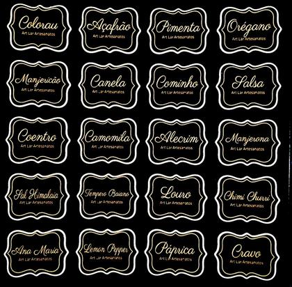 Imagem de Kit Porta Temperos de Parede Giratório Mini 15 Potes Vidro