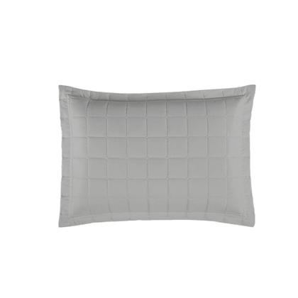 Imagem de KIT Porta Travesseiro Matelado Soft 2 Peças 70cm x 50cm 100 Poliéster Cinza