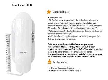 Imagem de Kit porteiro coletivo 6 pontos s500 agl